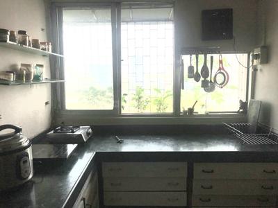 Kitchen Image of 600 Sq.ft 1 BHK Apartment / Flat for rent in Lok Gaurav Complex, Vikhroli West Mumbai for Rs. 40000
