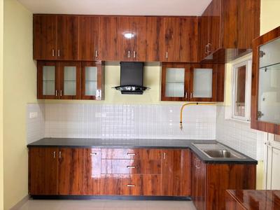 Kitchen Image of 1001 Sq.ft 2 BHK Apartment / Flat for rent in Adarsh Greens Phase 1, Kogilu Bengaluru for Rs. 32000