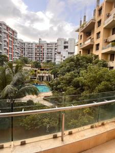 Balcony Image of 1250 Sq.ft 2 BHK Apartment / Flat for rent in Kool Arena, Balewadi Pune for Rs. 43000