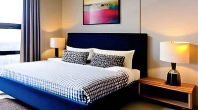 Bedroom Image of 600 Sq.ft 1 BHK Apartment / Flat for rent in Siddhi Highland Park, Thane West Thane for Rs. 30000