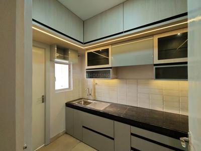 Kitchen Image of 971 Sq.ft 2 BHK Apartment / Flat for rent in Unimark Springfield, Rajarhat Kolkata for Rs. 24000