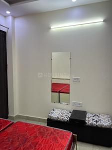 Bedroom Image of 620 Sq.ft 1 BHK Builder Floor for rent in Hari Nagar New Delhi for Rs. 18000