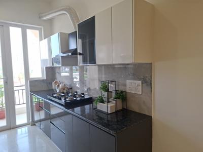 Kitchen Image of 1500 Sq.ft 3 BHK Apartment / Flat for sale in Peer Muchalla Zirakpur for Rs. 8790000