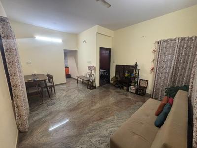Living Room Image of 850 Sq.ft 1 BHK Builder Floor for rent in Horamavu Bengaluru for Rs. 16000