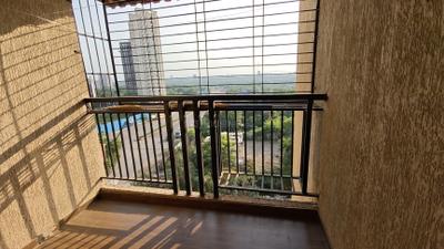 Balcony Image of 680 Sq.ft 2 BHK Apartment / Flat for rent in Raunak City, Kalyan West Kalyan for Rs. 22000