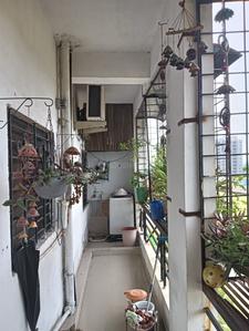 Balcony Image of 1100 Sq.ft 2 BHK Apartment / Flat for sale in Rajkala Sanika Vihar, Bhilgaon Nagpur for Rs. 3700000
