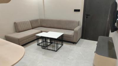 Living Room Image of 700 Sq.ft 1 BHK Builder Floor for rent in Sector 46 Gurgaon for Rs. 37000