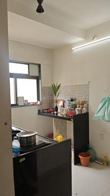 Kitchen Image of 600 Sq.ft 1 BHK Apartment / Flat for sale in Radhey Galaxy Phase I, Karjat Thane for Rs. 2550000