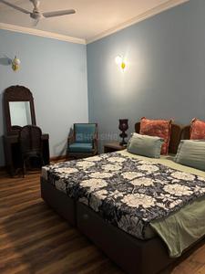 Bedroom Image of 700 Sq.ft 1 RK Builder Floor for rent in Safdarjung Development Area New Delhi for Rs. 40000