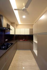 Kitchen Image of 1900 Sq.ft 3 BHK Builder Floor for sale in Shivalik New Delhi for Rs. 47500000