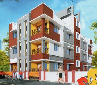 Image of 600 Sq.ft 2 BHK Apartment / Flat for sale in Kamalgazi, Kolkata for Rs. 2000000