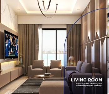 Living Room Image of 650 Sq.ft 2 BHK Apartment / Flat for sale in Pranav Vaibhav Vista, Andheri West Mumbai for Rs. 24300000