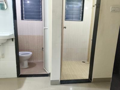 Bathroom Image of 715 Sq.ft 1 BHK Apartment / Flat for rent in Gajra Bhoomi Gardenia 1, Kalamboli Navi Mumbai for Rs. 18000