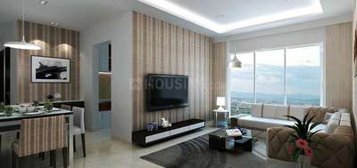 Hall Image of 1680 Sq.ft 3 BHK Apartment / Flat for rent in Hiranandani Heritage Rivona, Kandivali West Mumbai for Rs. 80000