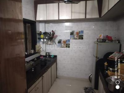Kitchen Image of 545 Sq.ft 1 BHK Apartment / Flat for rent in Runwal Plaza, Thane West Thane for Rs. 19000