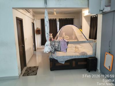 Bedroom Image of 2200 Sq.ft 4 BHK Apartment / Flat for rent in TVH Taus, Egattur Chennai for Rs. 40000