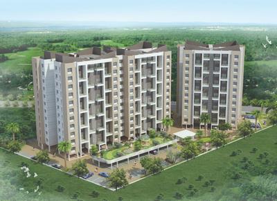 Image of 1000 Sq.ft 2 BHK Apartment / Flat for sale in Kumar Purab A3 Building, Magarpatta City, Pune for Rs. 9500000