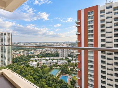 Balcony Image of 4041 Sq.ft 4 BHK Apartment / Flat for rent in Prestige White Meadows, Whitefield Bengaluru for Rs. 300000