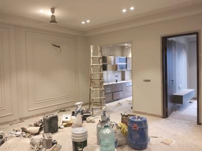 Living Room Image of 1800 Sq.ft 3 BHK Builder Floor for rent in Paschim Vihar New Delhi for Rs. 75000