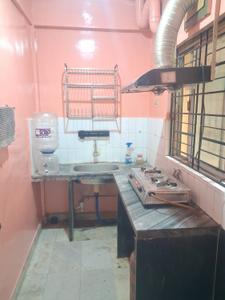 Kitchen Image of 700 Sq.ft 1 BHK Apartment / Flat for rent in Narendrapur Kolkata for Rs. 17000