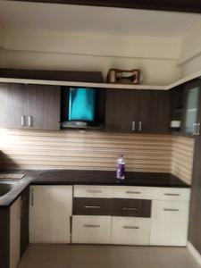 Kitchen Image of 1300 Sq.ft 3 BHK Apartment / Flat for rent in Aaksm Lotus Emprilla Phase 1, Arera Colony Bhopal for Rs. 17000