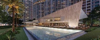 Image of 935 Sq.ft 2 BHK Apartment / Flat for rent in Kabra Happy Valley, Thane West, Thane for Rs. 45000