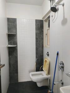 Common Bathroom Image of 550 Sq.ft 1 BHK Apartment / Flat for rent in Gurukrupa Marina Enclave, Malad West Mumbai for Rs. 38000