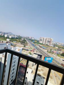 Balcony Image of 990 Sq.ft 2 BHK Apartment / Flat for rent in Runal Spacio, Ravet Pune for Rs. 23000