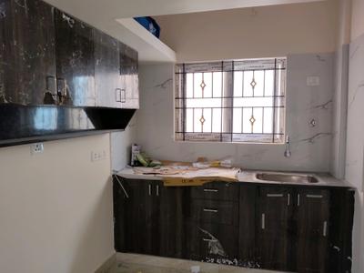 Kitchen Image of 600 Sq.ft 1 BHK Apartment / Flat for rent in Kaggadasapura Bengaluru for Rs. 17000