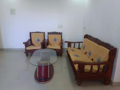 Living Room Image of 1100 Sq.ft 3 BHK Apartment / Flat for rent in Sree Aishwaryam Greens Phase II, Wakad Pune for Rs. 40000