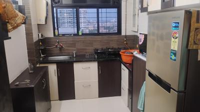 Kitchen Image of 1000 Sq.ft 2 BHK Apartment / Flat for rent in Mahalaxmi Nagar, Warje Pune for Rs. 32000