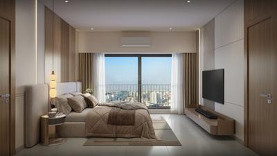 Bedroom Image of 930 Sq.ft 2 BHK Apartment / Flat for sale in Shapoorji Pallonji Joyville Hinjawadi I Phase 1, Bhoirwadi Pune for Rs. 8500000