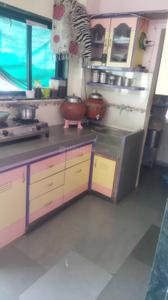 Kitchen Image of 625 Sq.ft 1.5 BHK Apartment / Flat for sale in Nava Vadaj Ahmedabad for Rs. 3500000