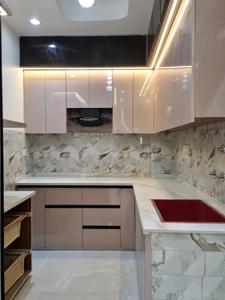 Kitchen Image of 780 Sq.ft 3 BHK Apartment / Flat for sale in Saarthi Lotus Apartment by Saarthi Builders, Uttam Nagar New Delhi for Rs. 6100000