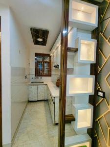 Kitchen Image of 800 Sq.ft 2 BHK Builder Floor for rent in Dwarka Mor New Delhi for Rs. 14000