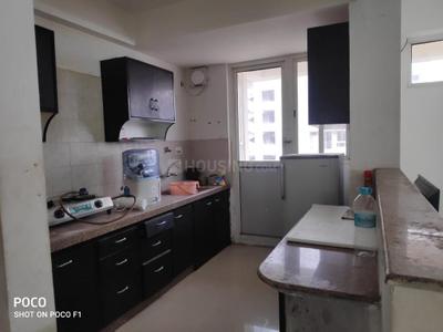Kitchen Image of 1229 Sq.ft 3 BHK Apartment / Flat for rent in Unique My Haveli, Ramchandpura Jaipur for Rs. 18000