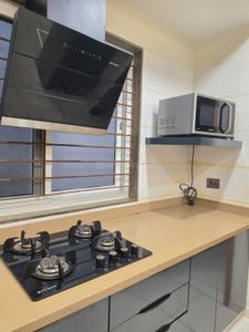 Kitchen Image of 1600 Sq.ft 3 BHK Apartment / Flat for rent in Darshanam Club Life, Undera Vadodara for Rs. 55000