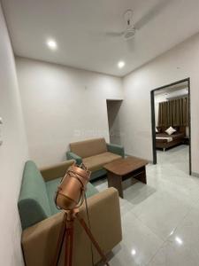 Hall Image of 650 Sq.ft 1 BHK Penthouse for rent in Mahalakshmi Nagar Indore for Rs. 19000