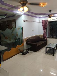 Hall Image of 1350 Sq.ft 3 BHK Apartment / Flat for rent in Prajapati Park, Kopar Khairane Navi Mumbai for Rs. 58000