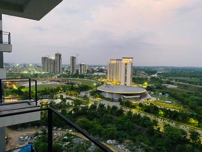 Balcony Image of 1700 Sq.ft 3 BHK Apartment / Flat for rent in One Oak Atmos, Gomti Nagar Lucknow for Rs. 65000