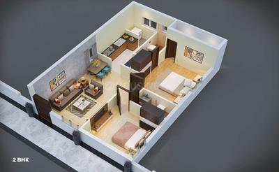 Image of 1237 Sq.ft 3 BHK Apartment / Flat for sale in Kattupakkam, Chennai for Rs. 9500000