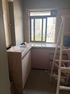 Kitchen Image of 600 Sq.ft 1 BHK Apartment / Flat for rent in Rathod Ratan Address, Prabhadevi Mumbai for Rs. 80000