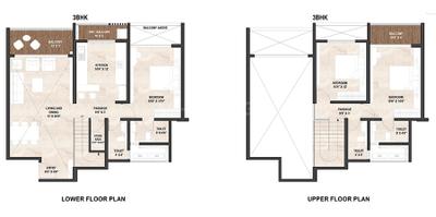 Image of 1876 Sq.ft 3 BHK Duplex for sale in Montreal at Pride World City, Charholi Budruk, Pune for Rs. 17100000