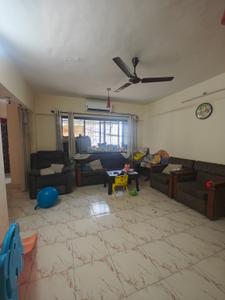 Hall Image of 1200 Sq.ft 2 BHK Apartment / Flat for rent in Sagar Darshan Towers, Nerul Navi Mumbai for Rs. 72000