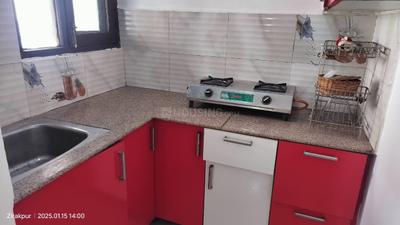 Kitchen Image of 650 Sq.ft 1 BHK Apartment / Flat for rent in SBP Southcity, Nabha Zirakpur for Rs. 17000