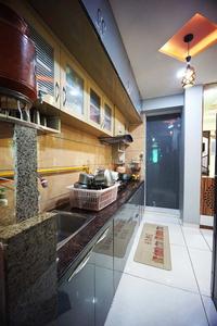 Kitchen Image of 1200 Sq.ft 2 BHK Apartment / Flat for sale in South Bopal Ahmedabad for Rs. 6900000