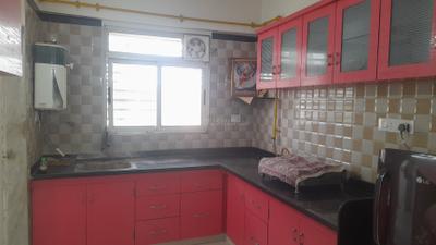 Kitchen Image of 2100 Sq.ft 3 BHK Apartment / Flat for rent in Kudasan Gandhinagar for Rs. 30000