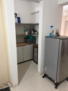 Kitchen Image of 900 Sq.ft 3 BHK Apartment / Flat for rent in Hari Aalayam, Sargasan Gandhinagar for Rs. 35000