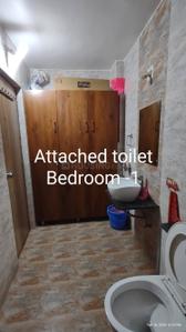 Bathroom Image of 1296 Sq.ft 2 BHK Apartment / Flat for rent in Bansal Shiva Blessing, Sargasan Gandhinagar for Rs. 27000