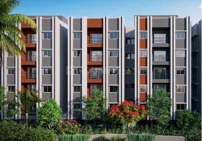 Image of 1009 Sq.ft 2 BHK Apartment / Flat for rent in Radiance The Prime, Pammal, Chennai for Rs. 35000